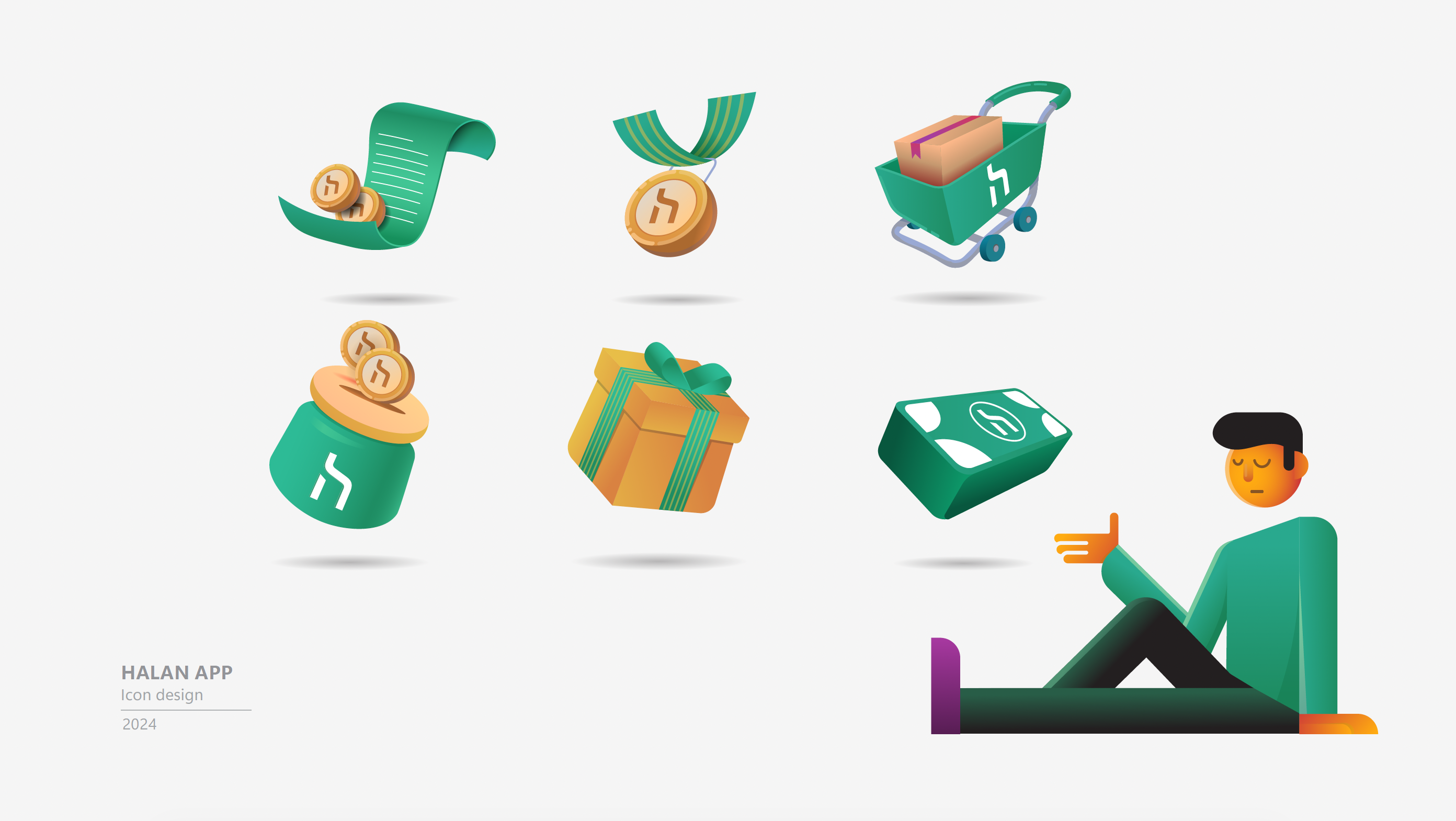 Halan App — Icon Design